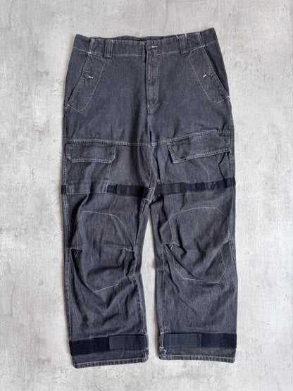 Marithé + François Girbaud Grey Denim Contrast Darted Denim Jeans