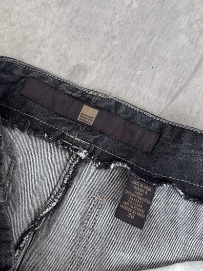 Marithé + François Girbaud Grey Denim Contrast Darted Denim Jeans
