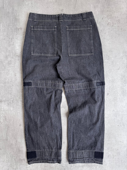Marithé + François Girbaud Grey Denim Contrast Darted Denim Jeans