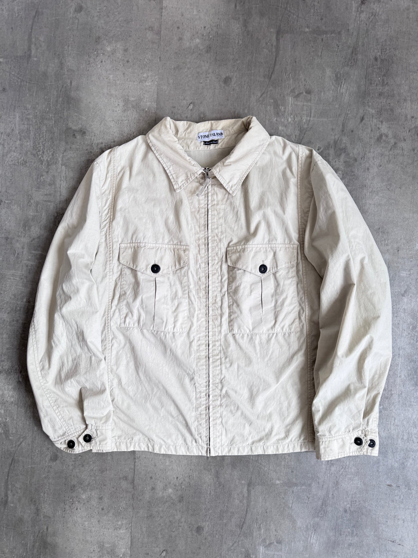 A/W 2001 Stone Island Lightweight Beige Work Blouson