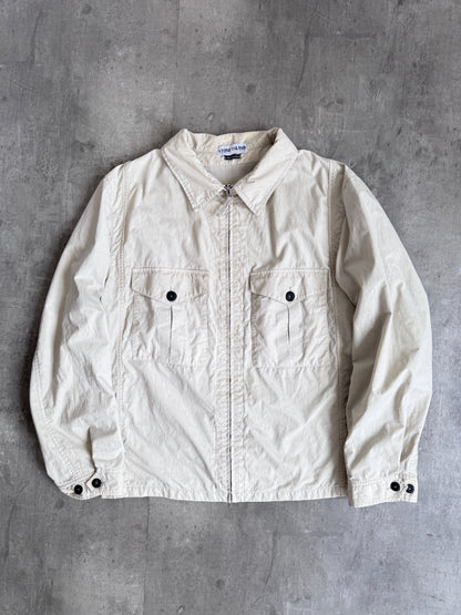 A/W 2001 Stone Island Lightweight Beige Work Blouson
