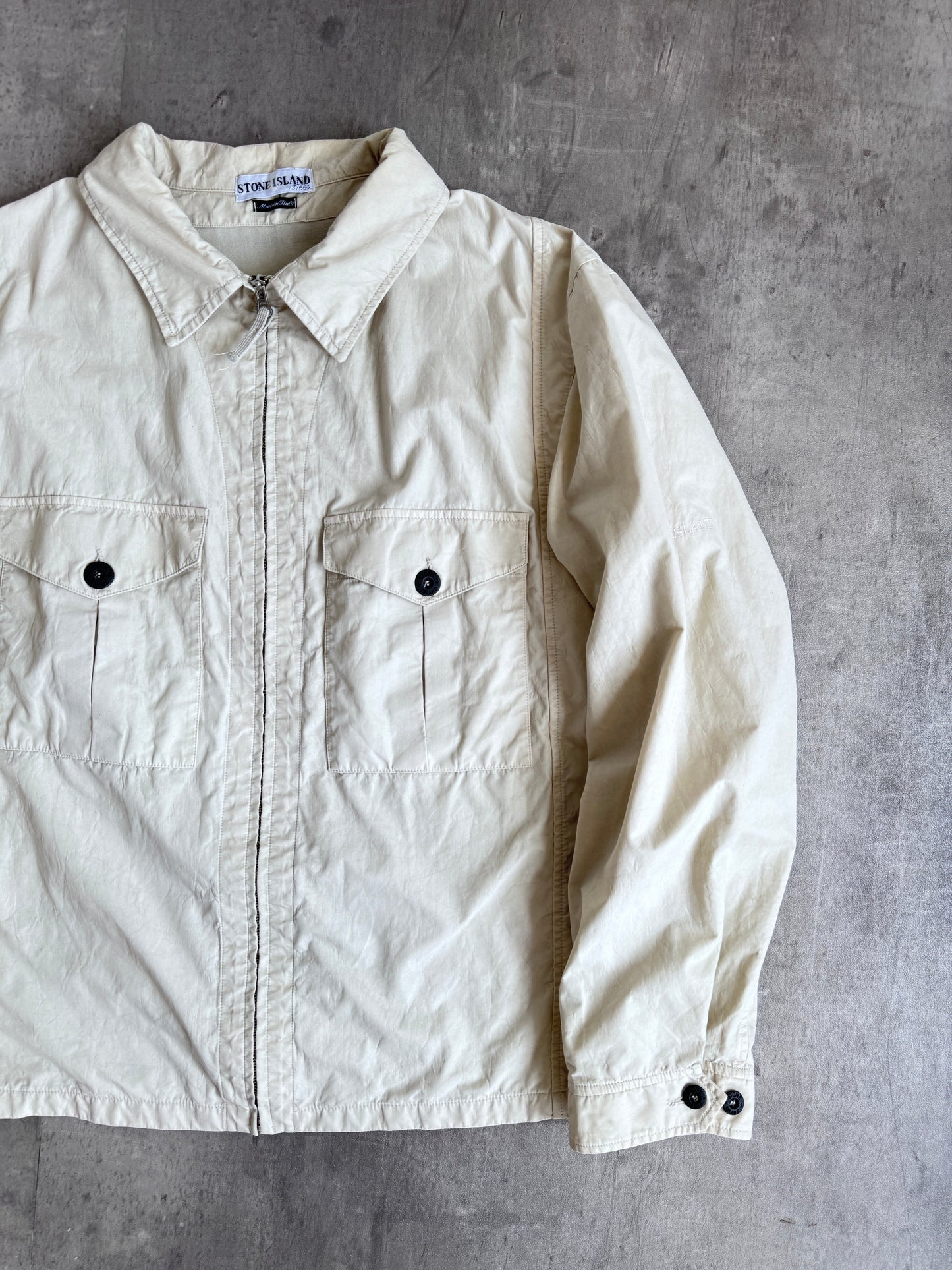 A/W 2001 Stone Island Lightweight Beige Work Blouson