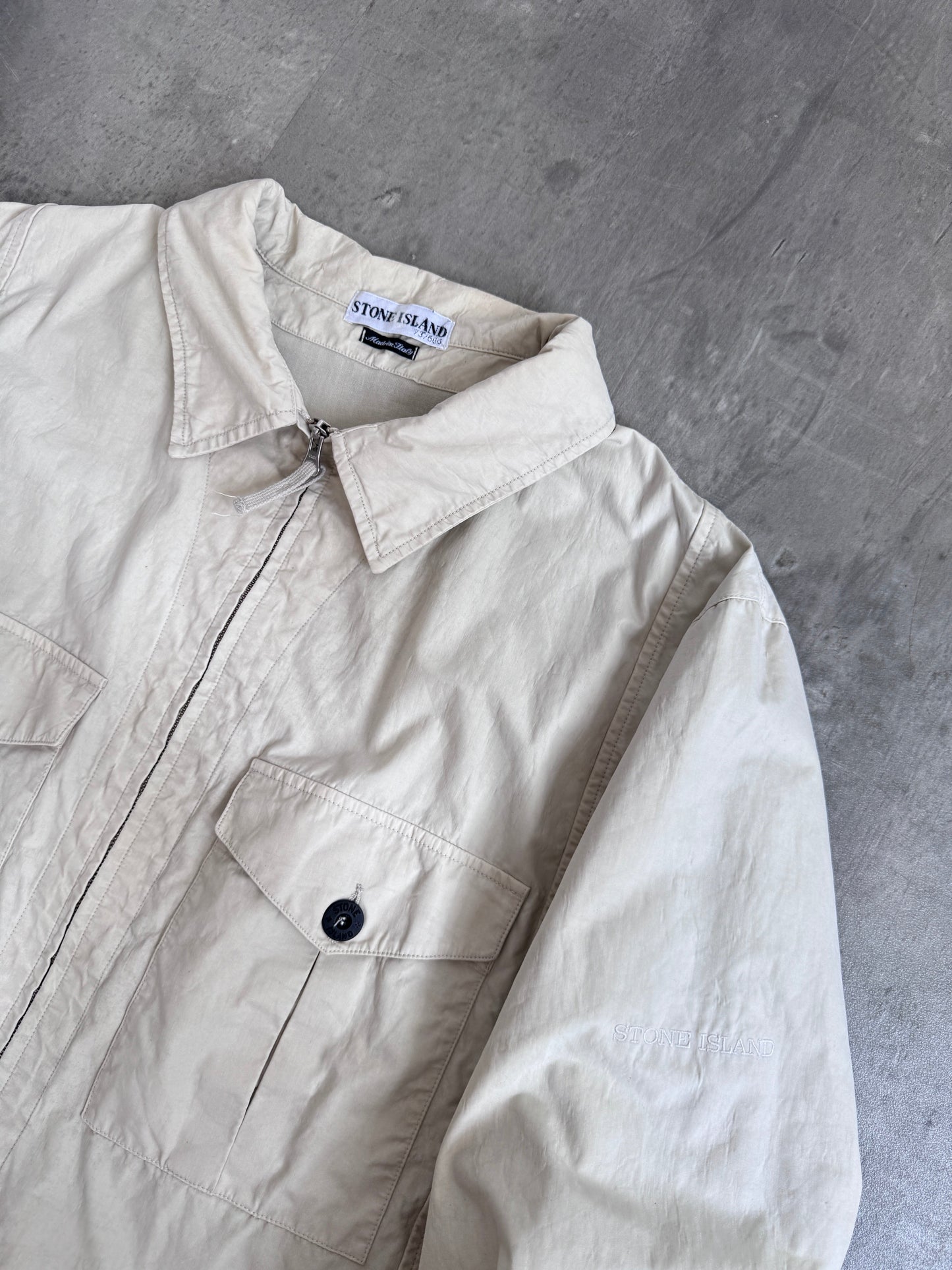A/W 2001 Stone Island Lightweight Beige Work Blouson