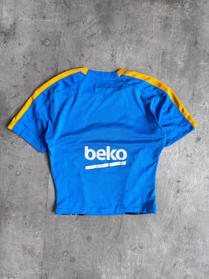 VT Rework: Barcelona 3rd Football Shirt Lace Trim Top
