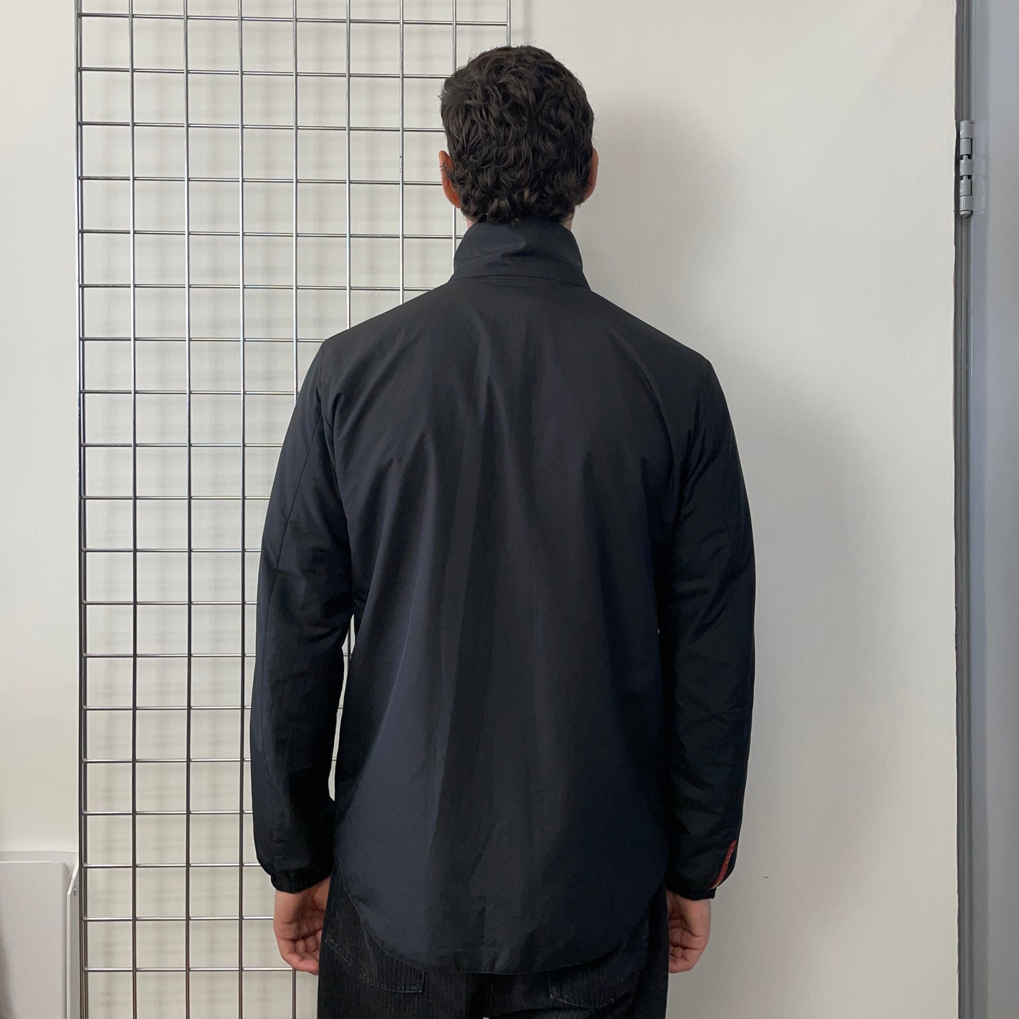 Prada Sport Black 00s Technical Minimalist Jacket | Large, Black