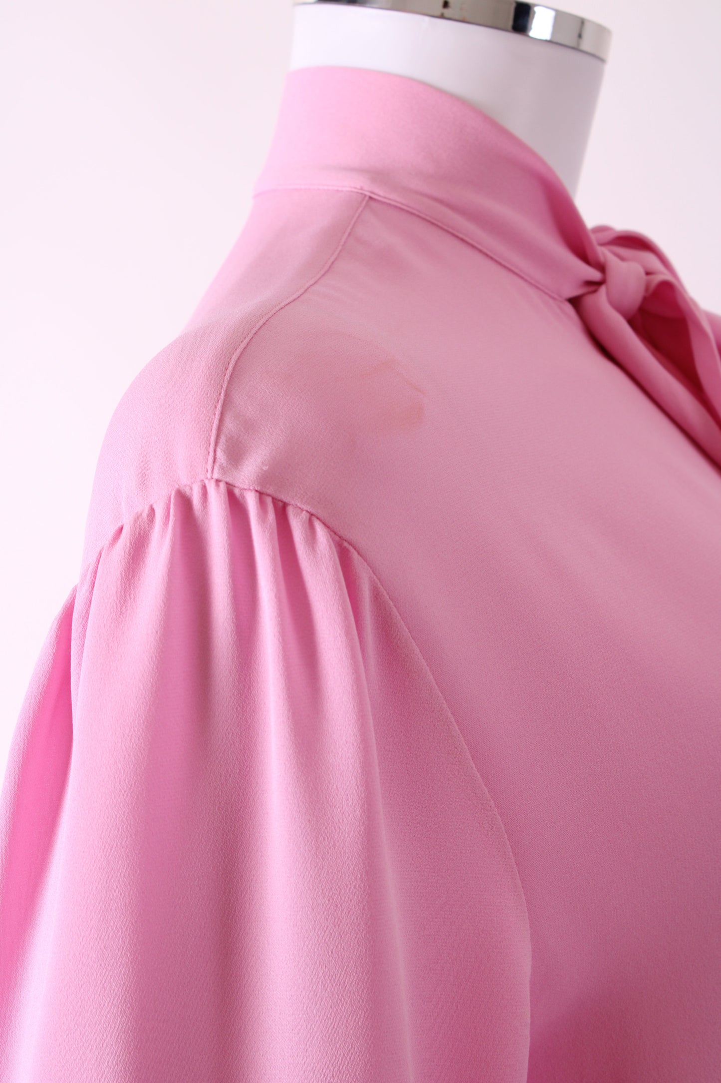 Valentino L/S Pussy Bow Blouse Pink 4 | Default Title, Pink