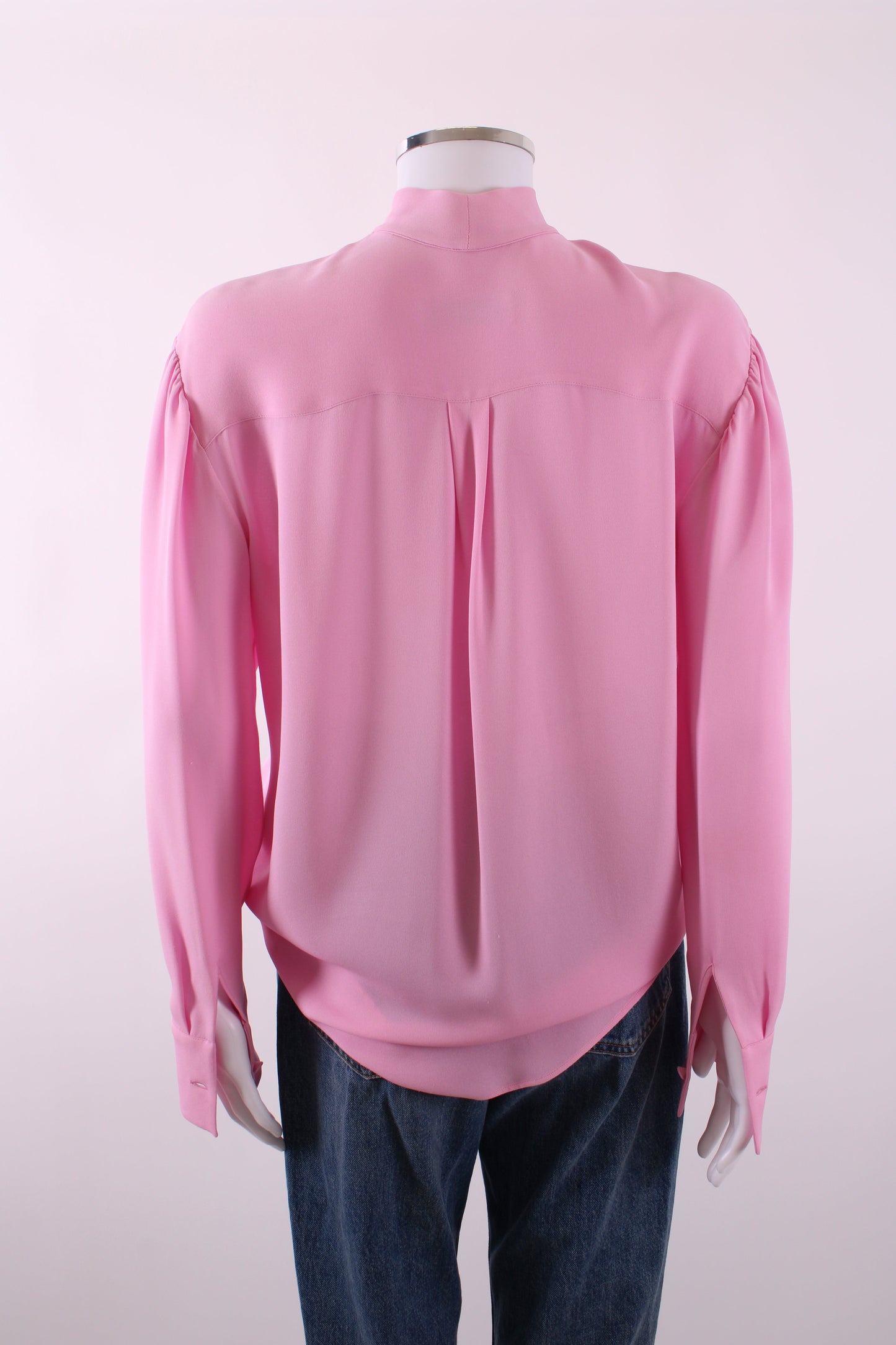 Valentino L/S Pussy Bow Blouse Pink 4 | Default Title, Pink