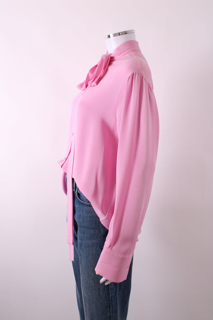 Valentino L/S Pussy Bow Blouse Pink 4 | Default Title, Pink