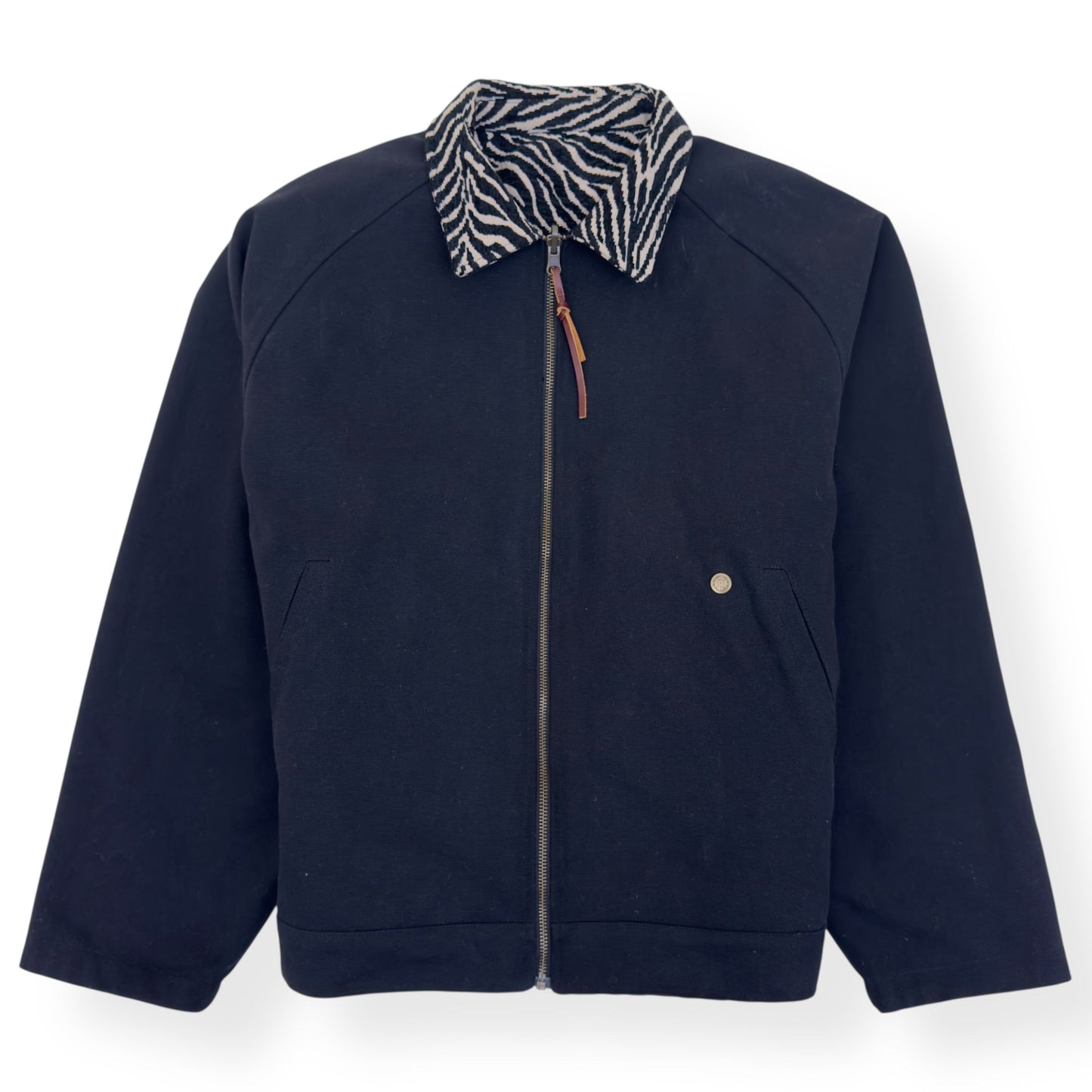 HONOR THE GIFT REVERSIBLE WORK JACKET BLACK / WHITE M | Medium, Black