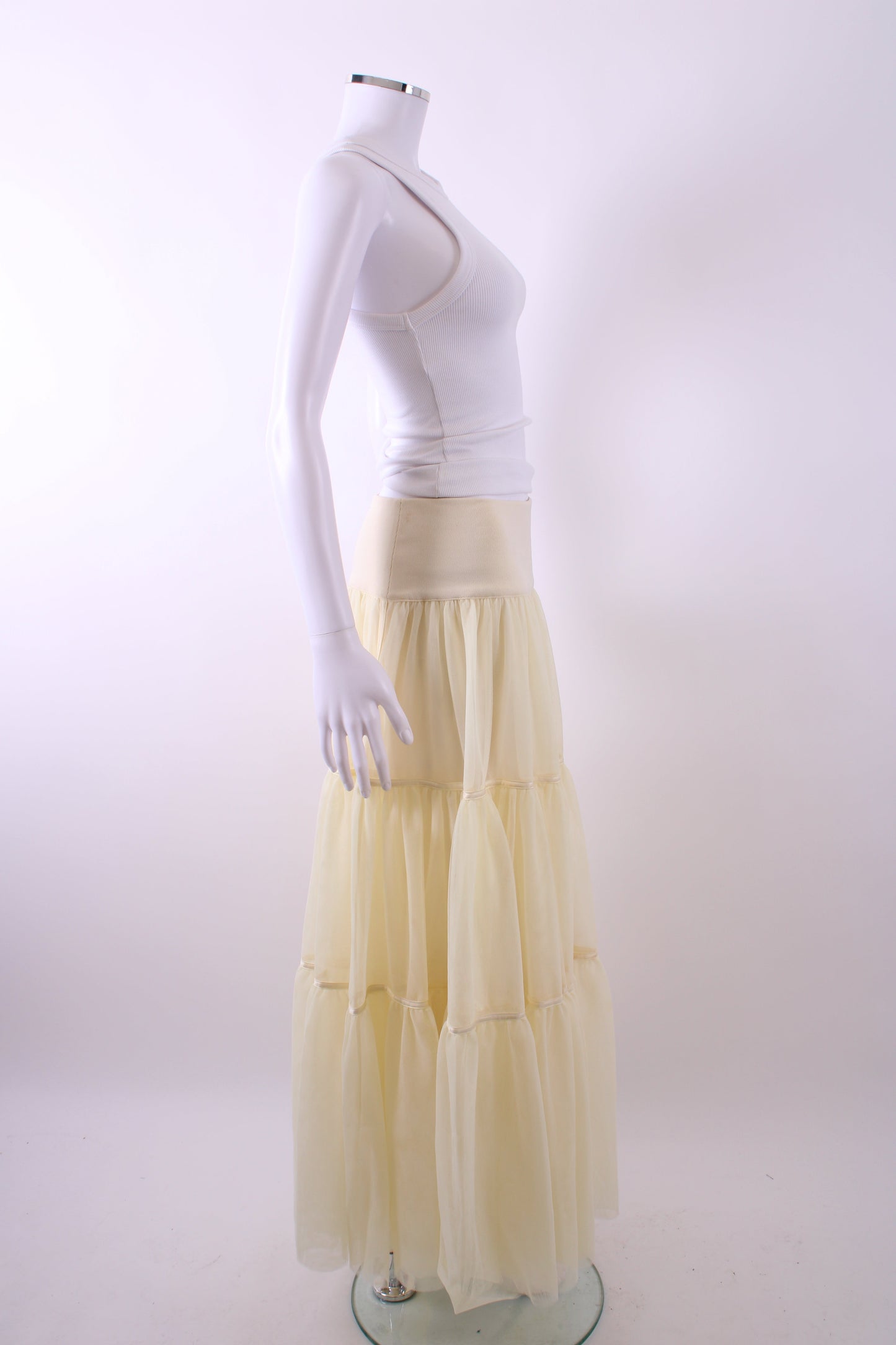 ME+EM maxi tulle skirt Lemon L | Default Title, Lemon
