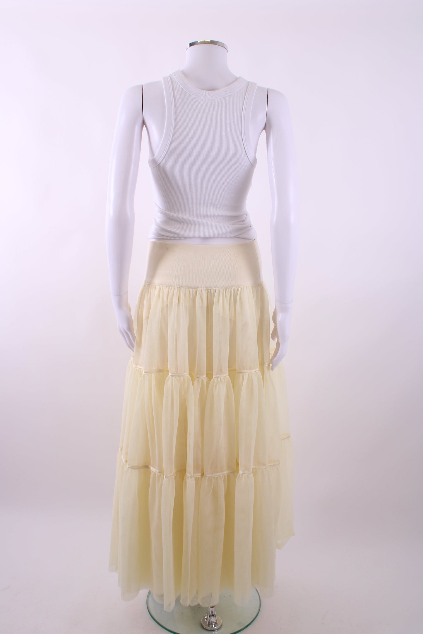 ME+EM maxi tulle skirt Lemon L | Default Title, Lemon