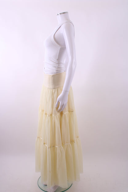 ME+EM maxi tulle skirt Lemon L | Default Title, Lemon