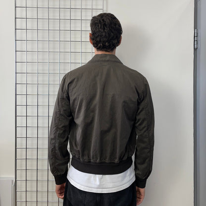 C.P. Company Brown SS07 Waxy Bomber Jacket | Medium, Brown