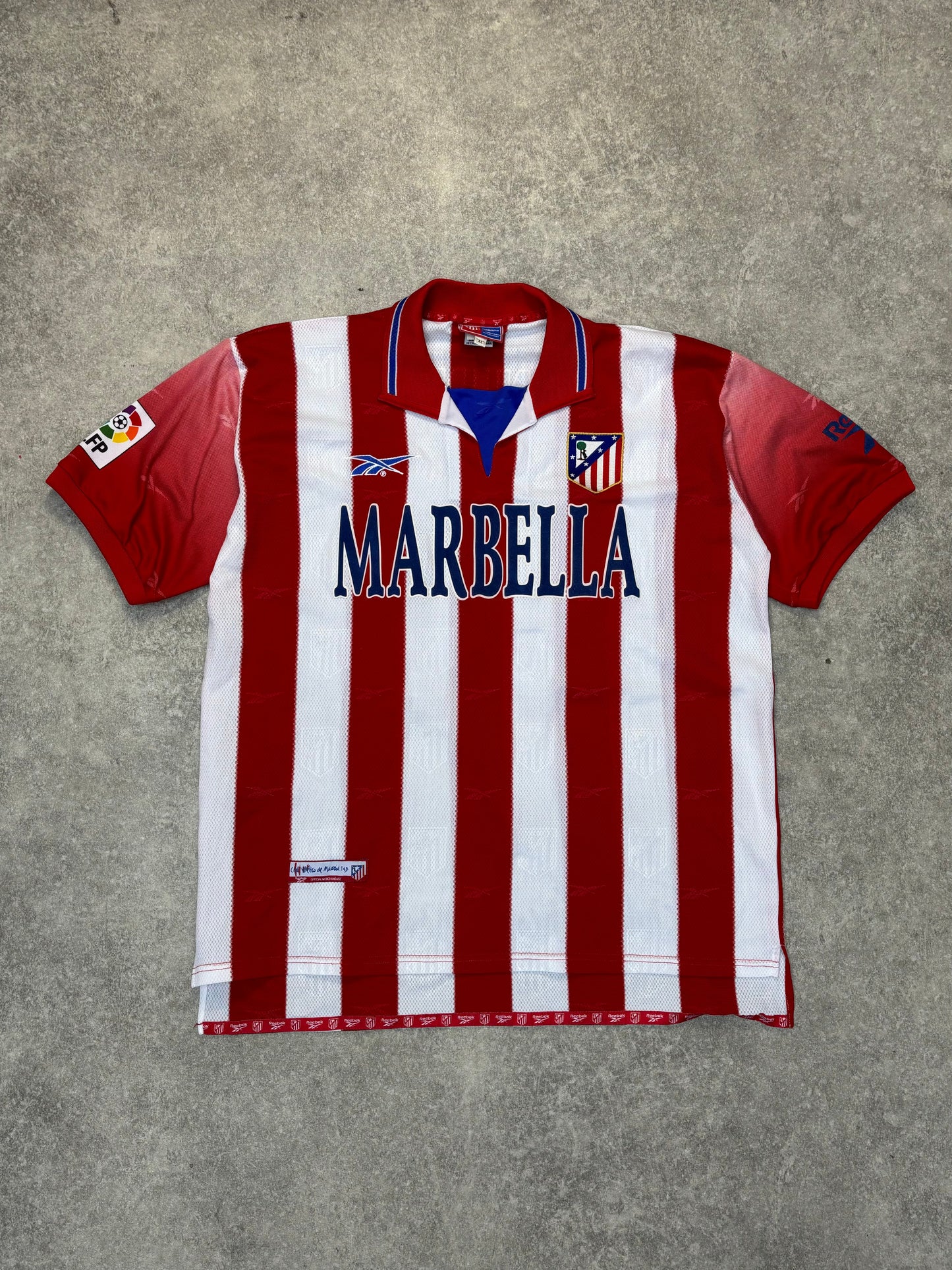 1998-99 Atletico Madrid x Reebok Home Shirt