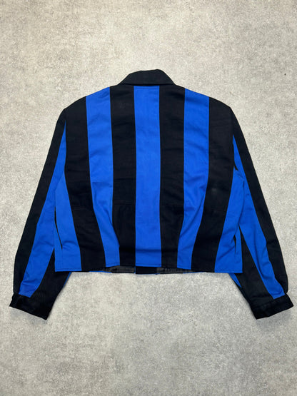 VT Rework: Firelli Inter Milan Cropped Button Up Shirt