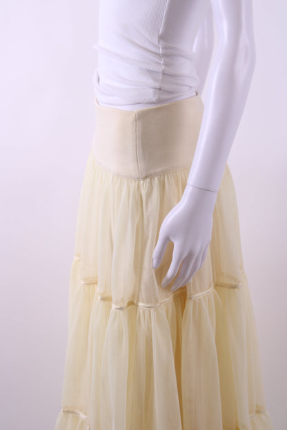 ME+EM maxi tulle skirt Lemon L | Default Title, Lemon