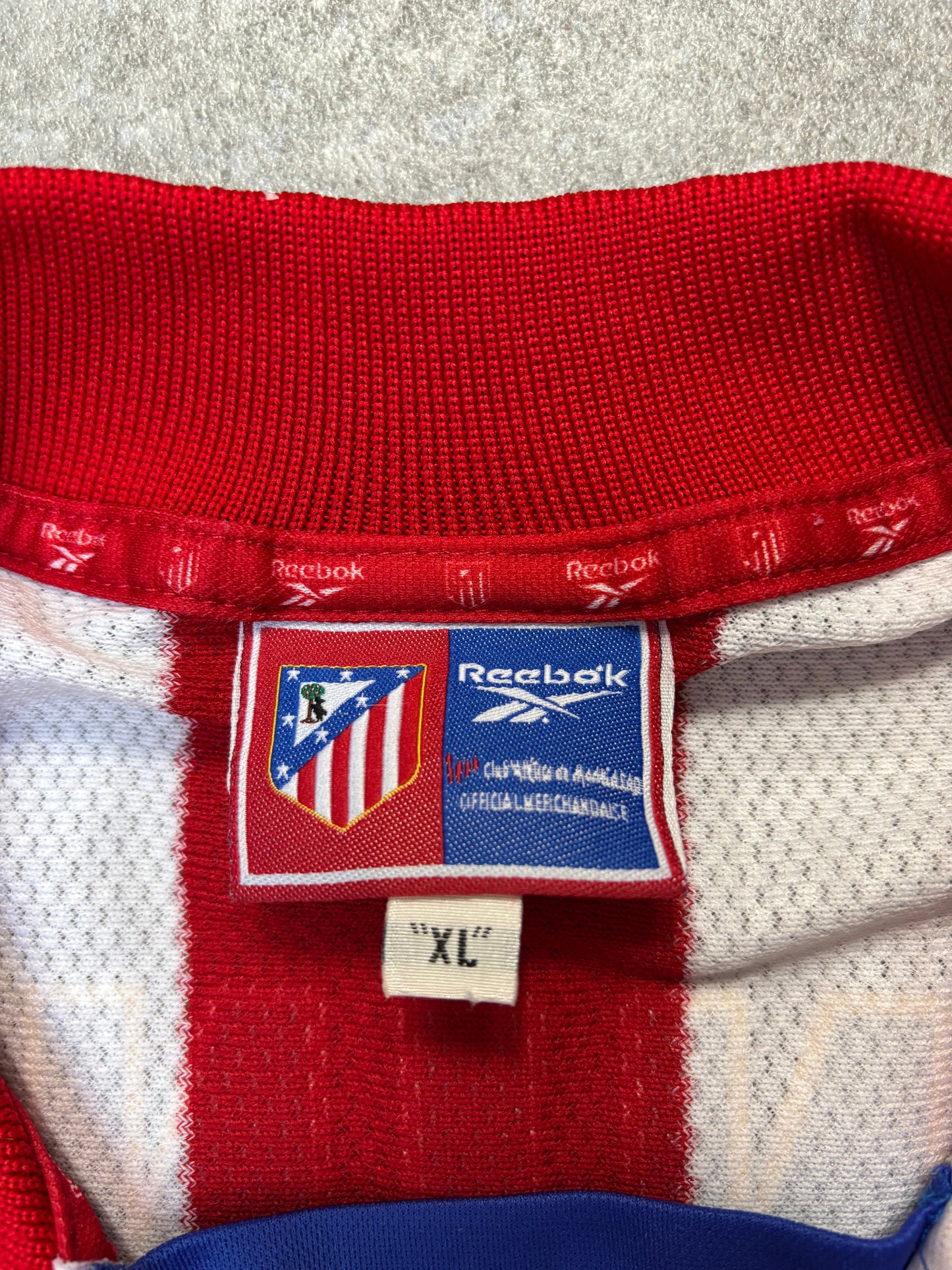 1998-99 Atletico Madrid x Reebok Home Shirt