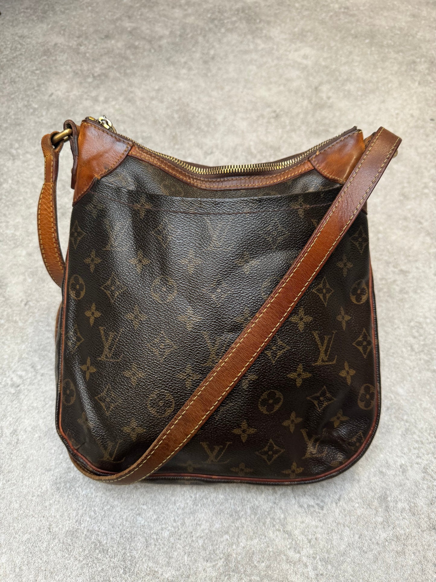 Louis Vuitton Monogram Cross Body Leather Bag