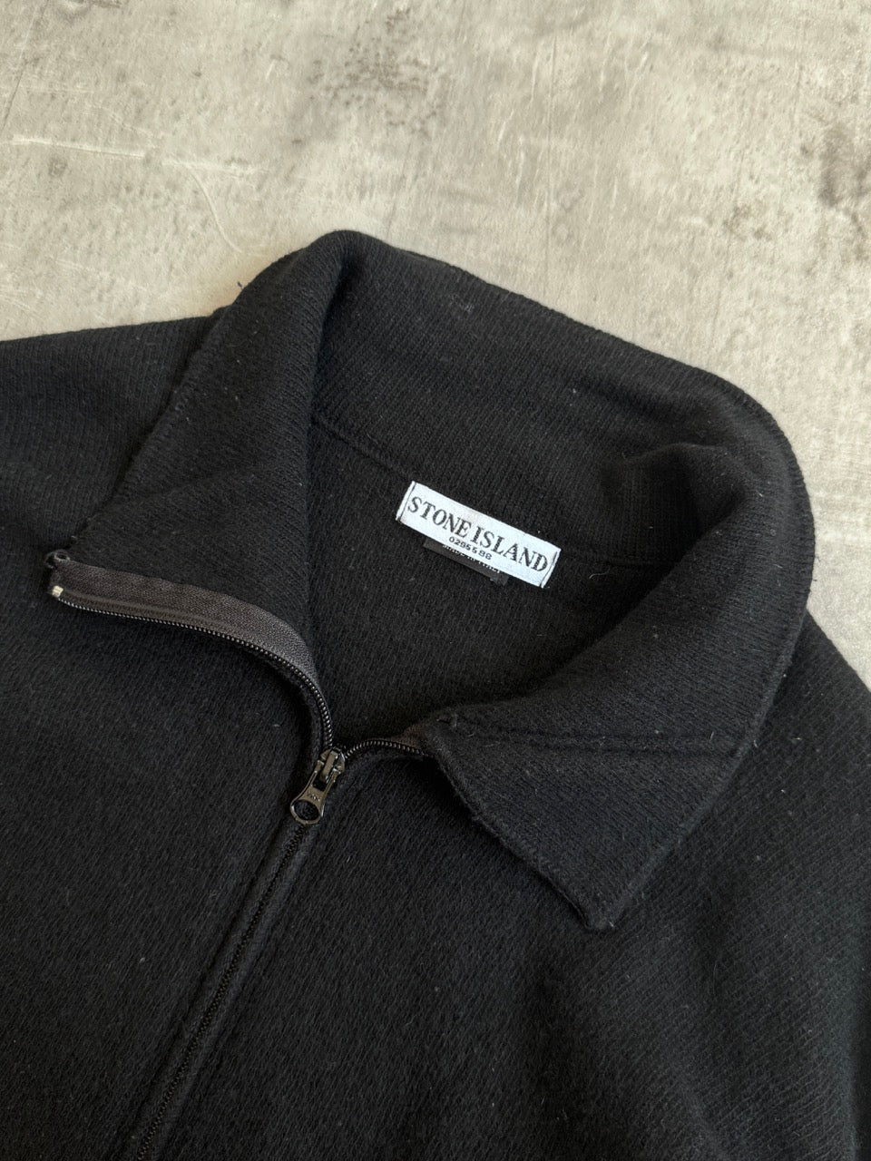 A/W 2004 Stone Island Knit Zip Up Sweater