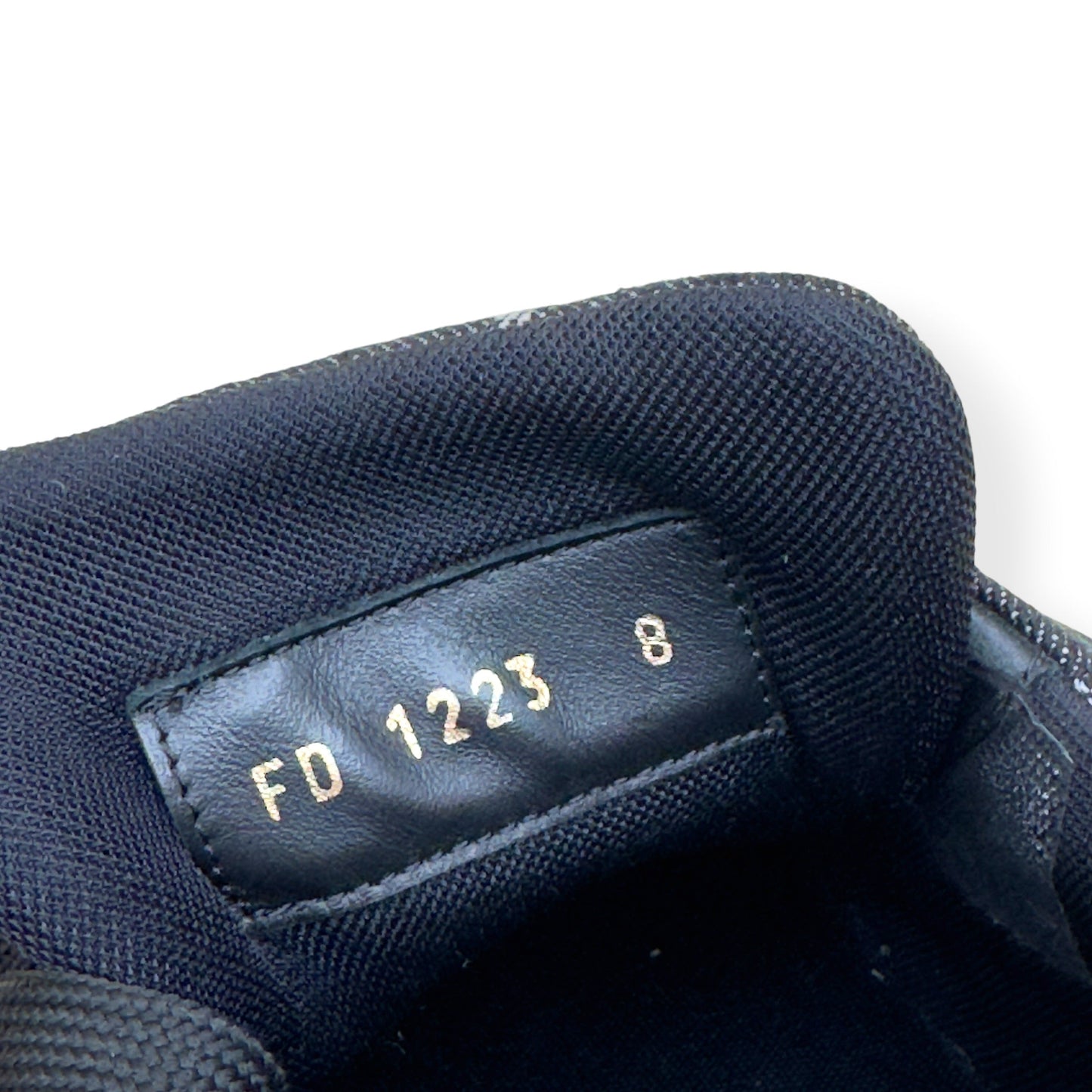 LOUIS VUITTON LV TRAINER MONOGRAM DENIM SNEAKER BLACK UK8 | UK 8, Black