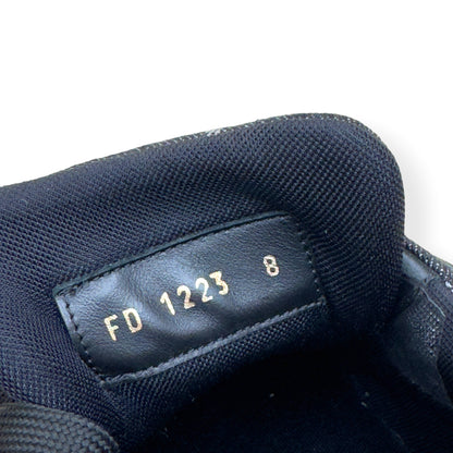 LOUIS VUITTON LV TRAINER MONOGRAM DENIM SNEAKER BLACK UK8 | UK 8, Black