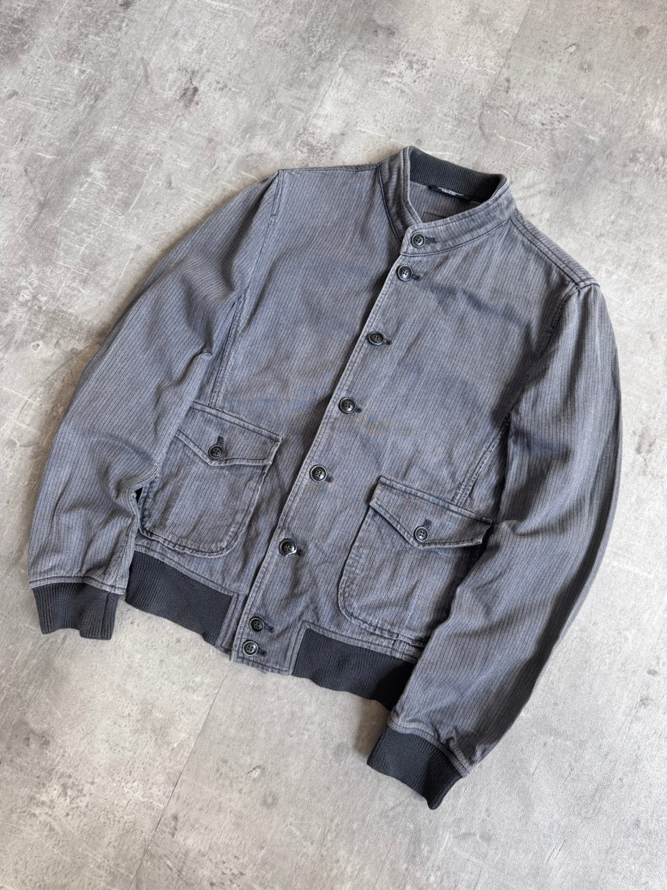 D&G Pinstripe Bomber Jacket