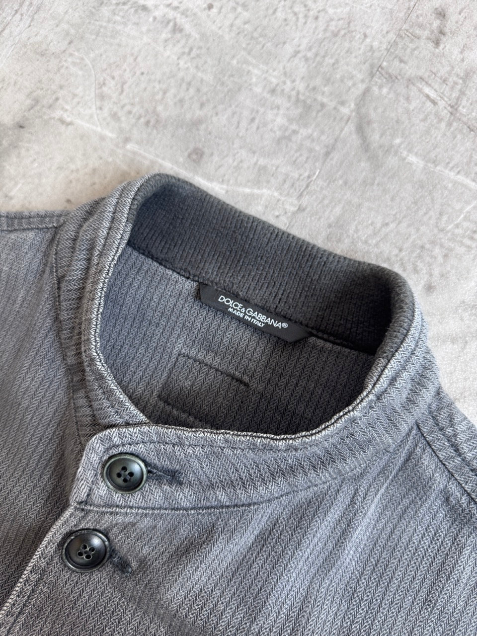 D&G Pinstripe Bomber Jacket