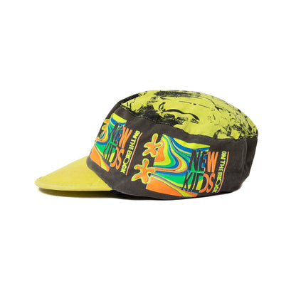 New Kids On The Block' Graphic Print Panelled Cap