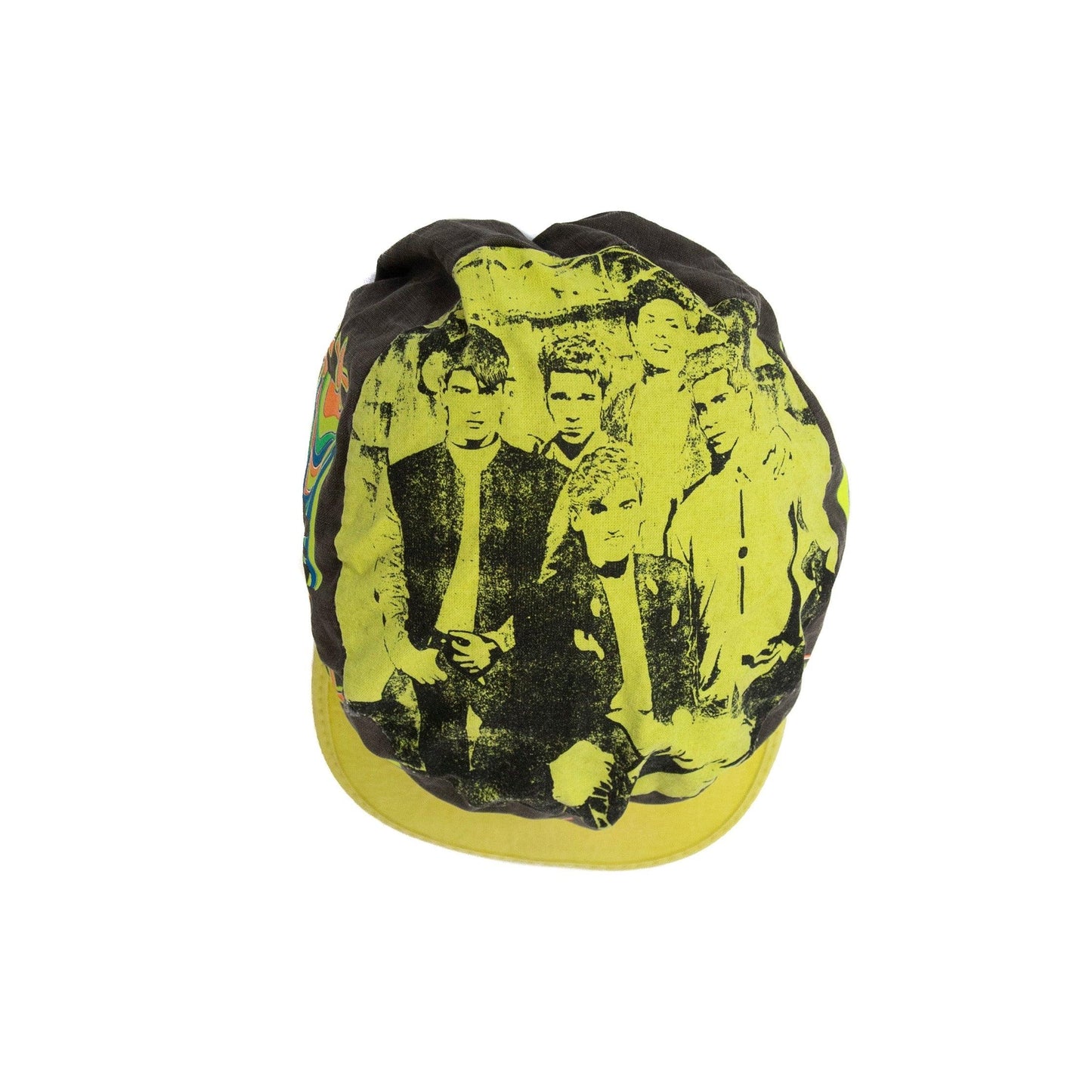 New Kids On The Block' Graphic Print Panelled Cap - Known Source