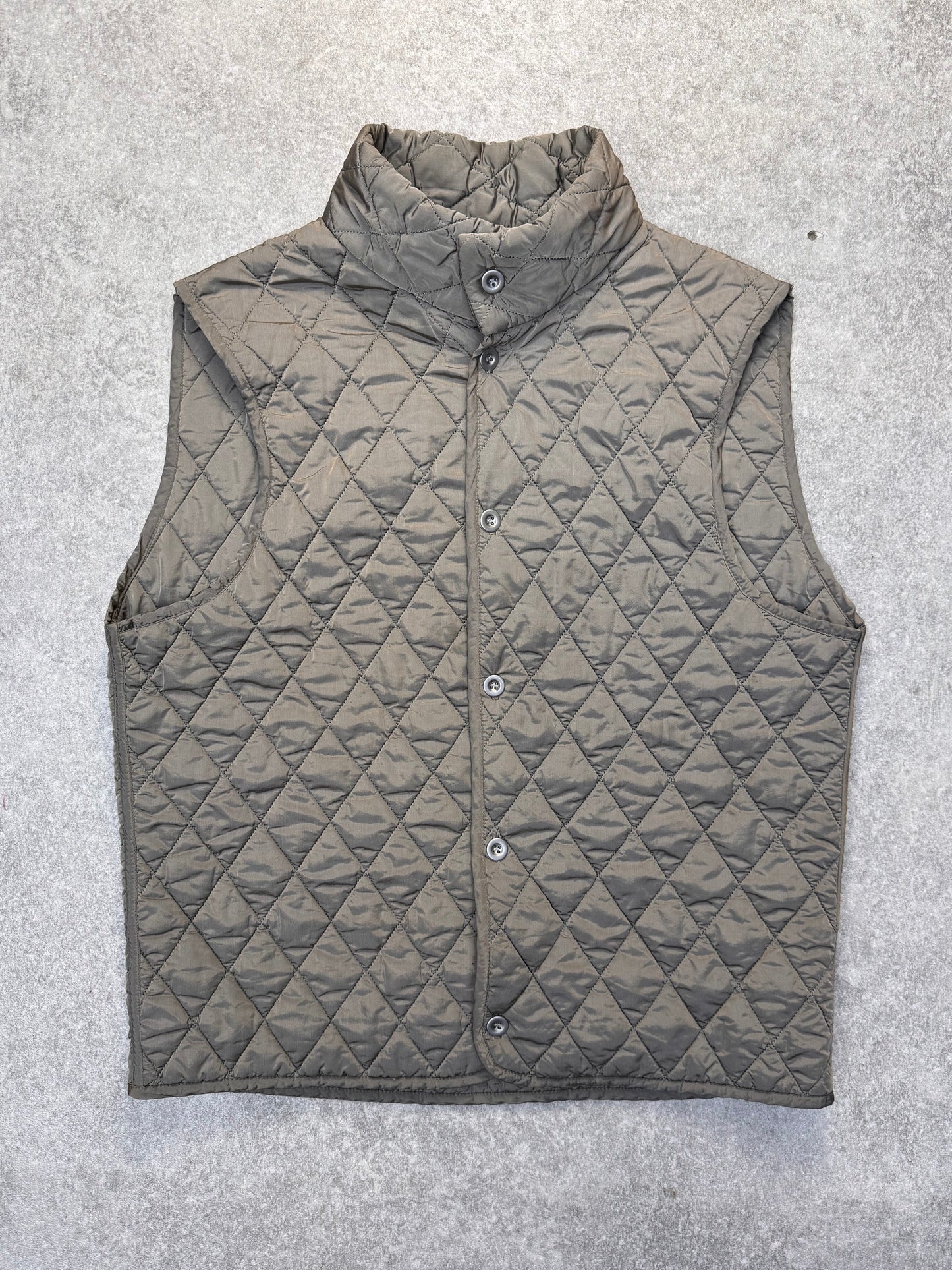 C.P. Company Grey Nylon Quilted Gilet