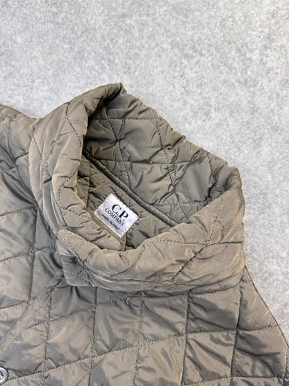 C.P. Company Grey Nylon Quilted Gilet