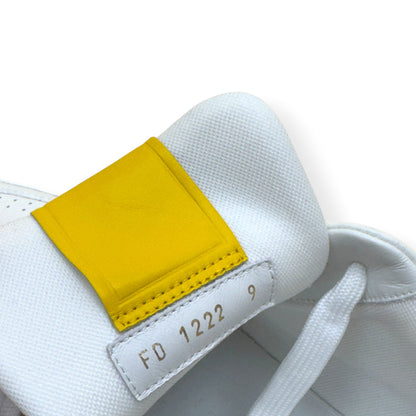 LOUIS VUITTON X YAYOI KUSAMA LV TRAINER SNEAKER WHITE / YELLOW UK8 | UK 8, White