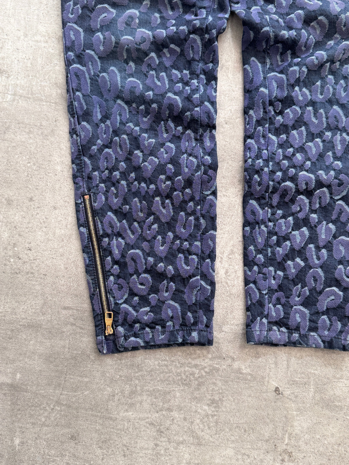 Louis Vuitton Cheetah Print Skinny Jeans | UK 30, Multicoloured