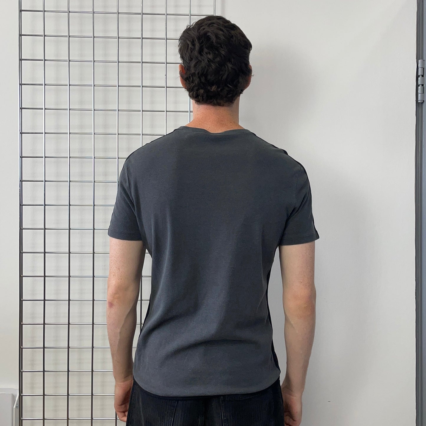 Prada Sport Grey & Black 2006 Panelled Athletic T-Shirt | Large, Multicoloured
