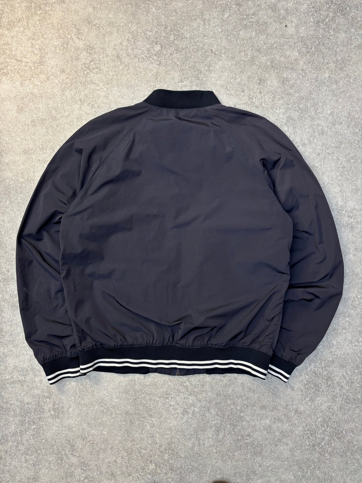 Prada Logo Nylon Bomber Jacket