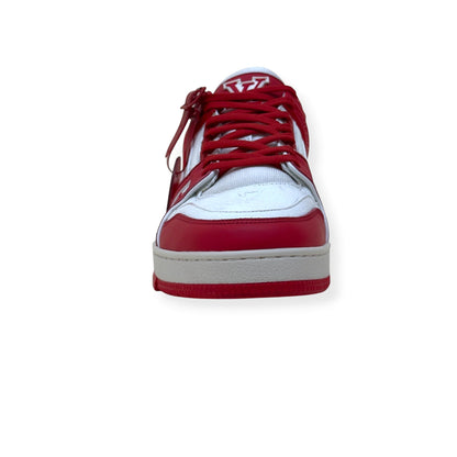 LOUIS VUITTON LV TRAINER SNEAKER RED / WHITE UK9 | UK 9, Red