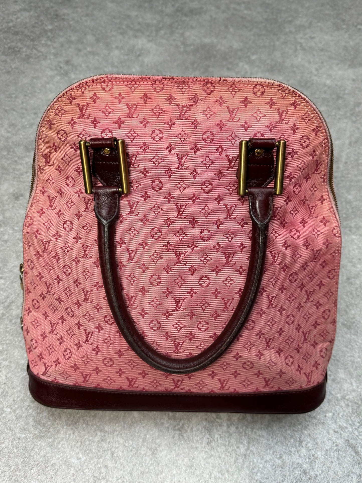 2001 Monogram Mini Lin Alma Haut Handbag