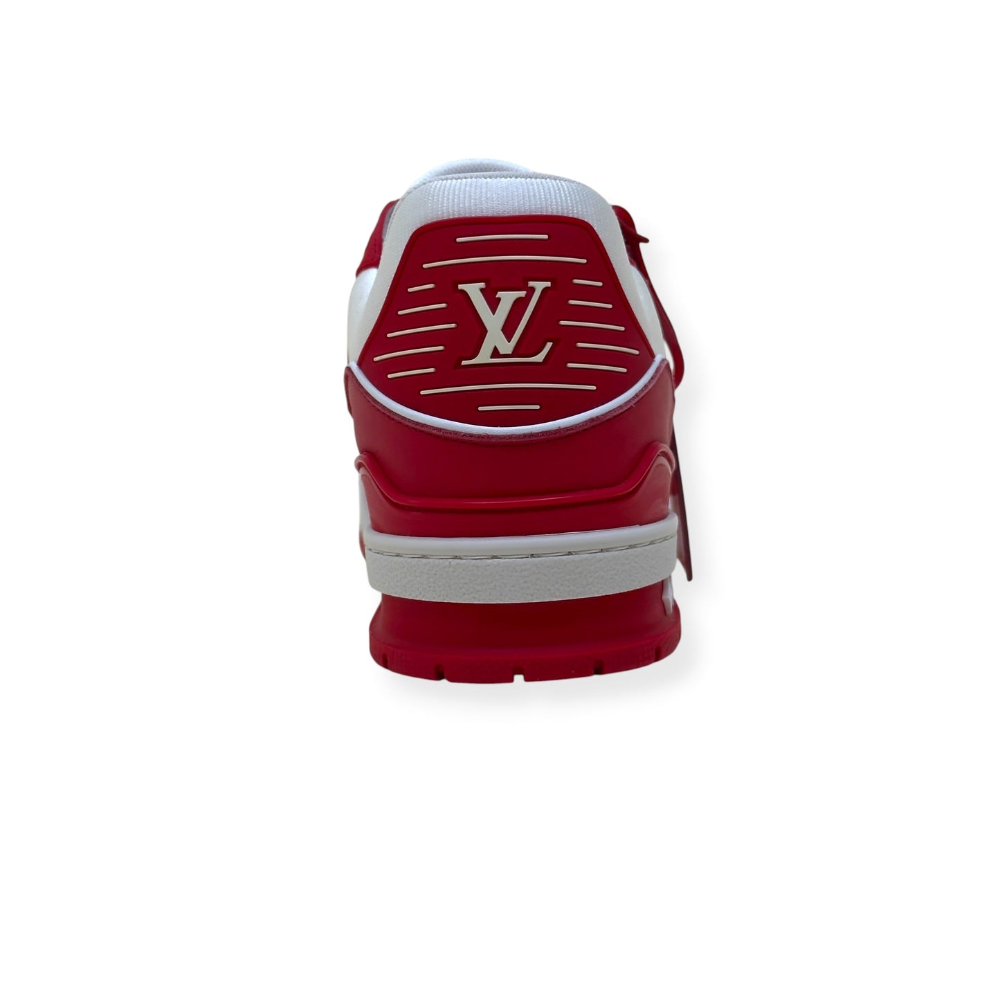 LOUIS VUITTON LV TRAINER SNEAKER RED / WHITE UK9 | UK 9, Red