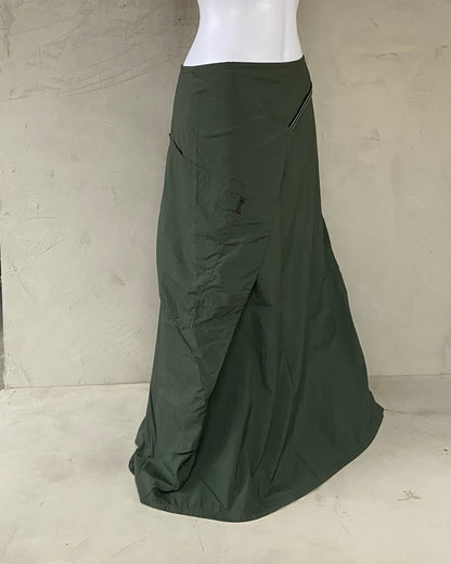 COP COPINE 2000'S WRAP CARGO SKIRT - S | Small, Green