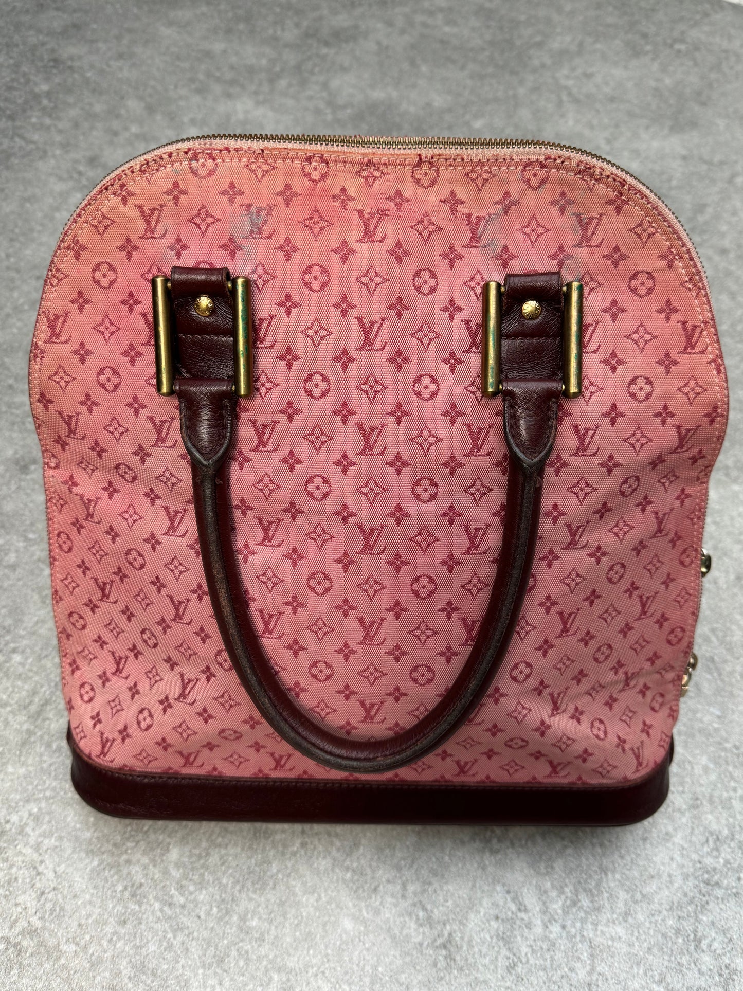 2001 Monogram Mini Lin Alma Haut Handbag