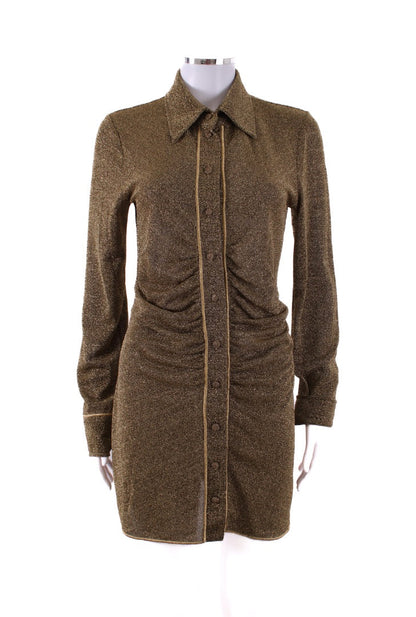 Oseree Beach Cover Up Dress Gold M | Default Title, Gold