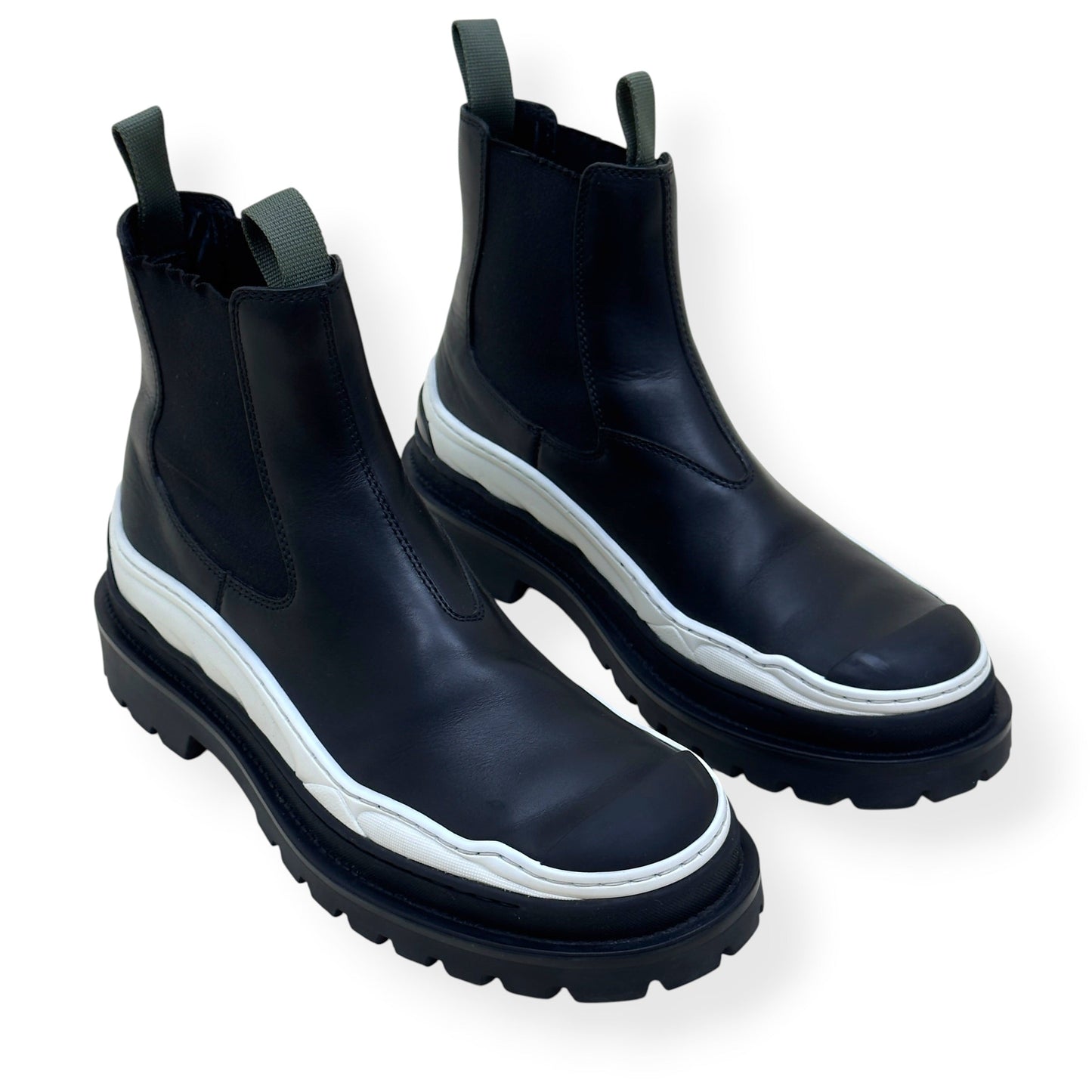 DIOR X SACAI EXPLORER CHELSEA BOOTS BLACK / WHITE 42 / UK8 | UK 8, Black