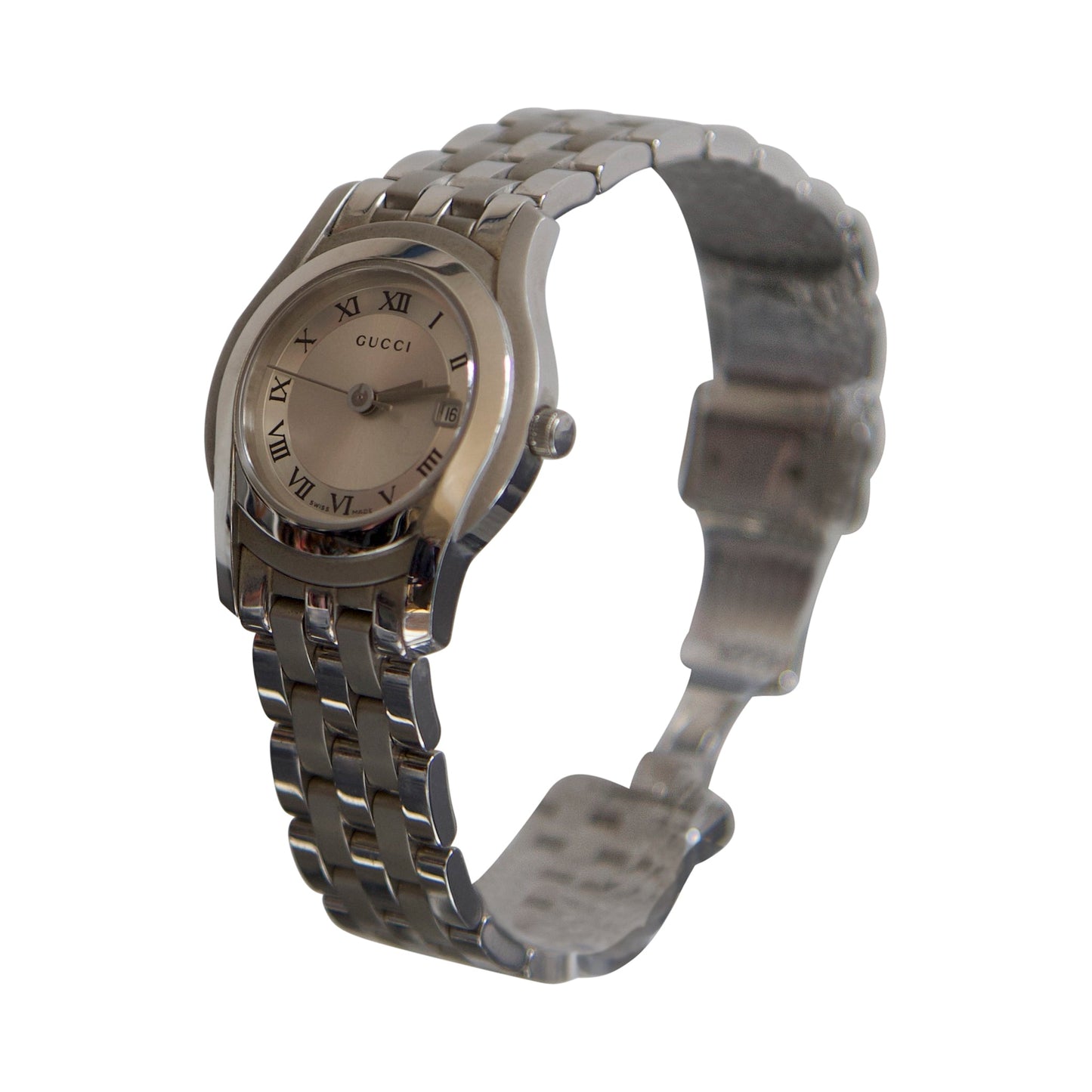 Gucci Silver Chain Watch 5500L