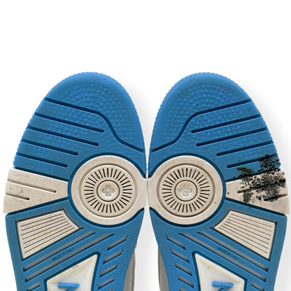 LOUIS VUITTON LV TRAINER MONOGRAM DENIM SNEAKER BLUE / WHITE UK7.5 | UK 7.5, Blue