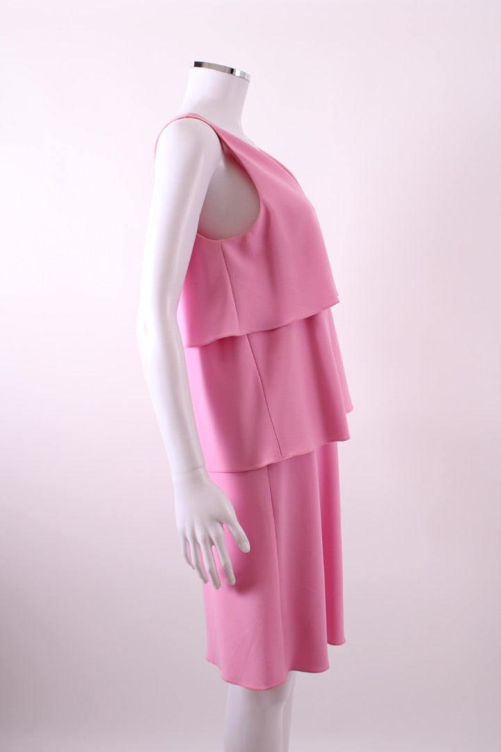 Moschino Boutique S/S Ruffle Dress Pink 10 | Default Title, Pink