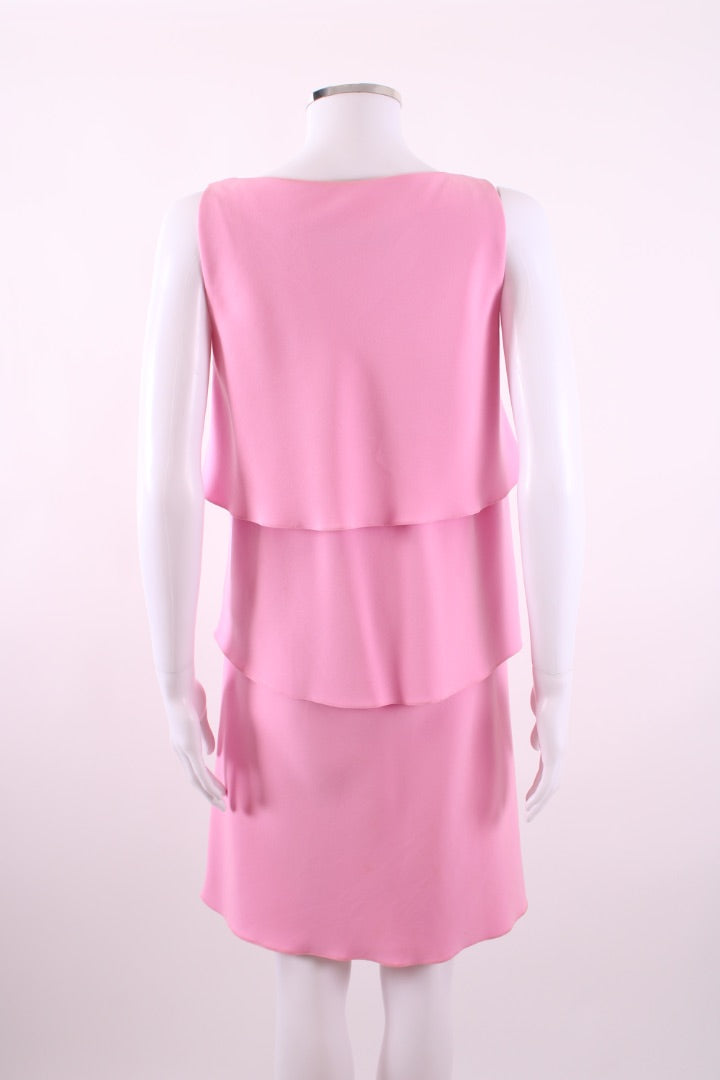 Moschino Boutique S/S Ruffle Dress Pink 10 | Default Title, Pink