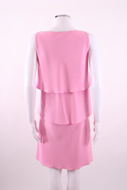 Moschino Boutique S/S Ruffle Dress Pink 10 | Default Title, Pink