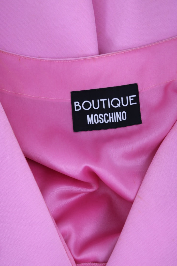 Moschino Boutique S/S Ruffle Dress Pink 10 | Default Title, Pink