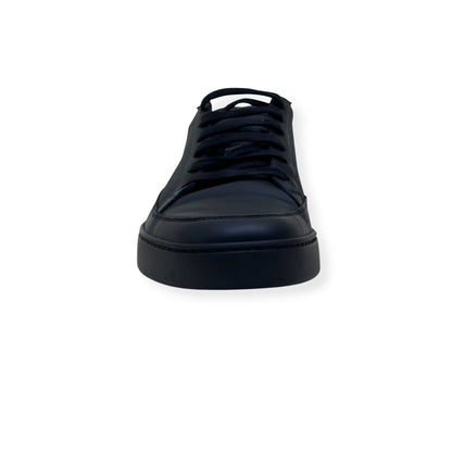 GUCCI SUPREME CANVAS LEATHER LOW-TOP SNEAKER BLACK UK8 | UK 8, Black