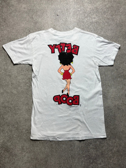 1988 White Betty Boop Queen Tee